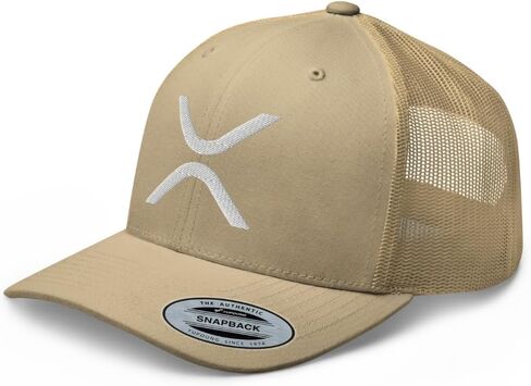 NX XRP Crypto Token Trucker Hat Curved Bill Mid Crown Snapback Crypto Cap in Kuwait
