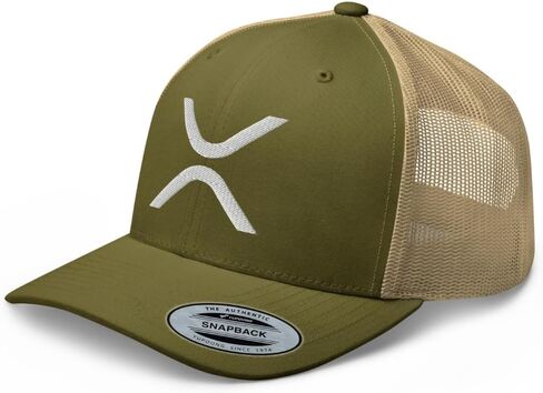 NX XRP Crypto Token Trucker Hat Curved Bill Mid Crown Snapback Crypto Cap in Kuwait