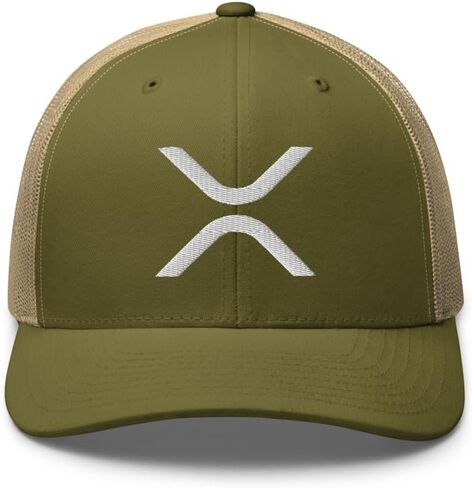 NX XRP Crypto Token Trucker Hat Curved Bill Mid Crown Snapback Crypto Cap in Kuwait