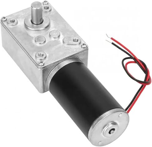 5840-31ZY orm Geared Motor High Torque D Shaft Motor 8mm Shaft Rotating Table Door Self-Lock 70kg.cm 6.5A 12V 260RPM in Saudi Arabia