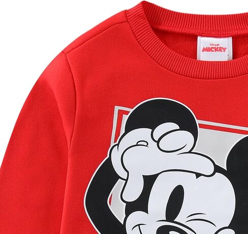 Disney Mickey Mouse Boys 2 قطعة من النوع الثقيل والسروال المطبوع لطفل صغير وأطفال كبير in Saudi Arabia