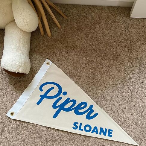 Personalized Baby Name Pennant Flag, Canvas Pennant for Wall Decor Nursery Decor Custom Name Banner for Kids Room Boho Nursery Party, Custom Name Banner Gift for Baby Shower Birthday Party in Saudi Arabia