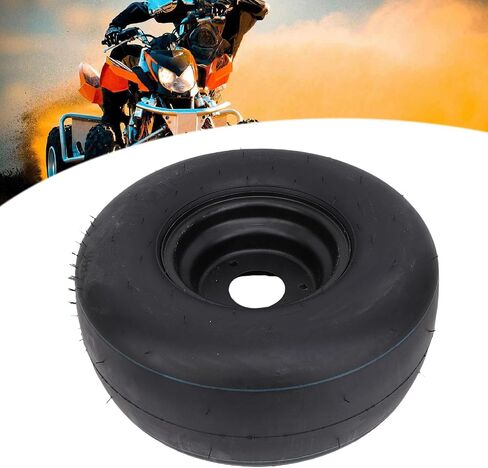 13x6.50 6 Tire Wheel Assembly, Rubber Tubeless Puncture Proof Tire with 3 Fixed Rim, with 6 Inch Wheel 4 Ply 480 lbs Capacity, for ATV UTV Quad Off Road Go Kart in Saudi Arabia