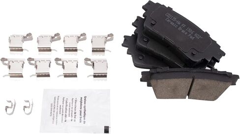 TRQ Brake Pads Ceramic Compatible with 2018-2020 Mitsubishi Outlander in Saudi Arabia