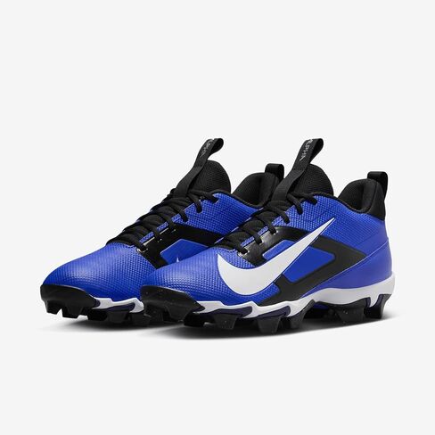 Nike Alpha Menace 4 Shark Football Cleats (FN0028-400, Hyper Royal/Metallic Silver/Midnight Navy/White) Size 12 in Saudi Arabia