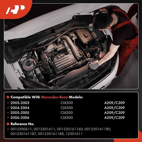 A-Premium AC Compressor Control Solenoid Valve 7SEU16C, 7SEU17C, 6SEU14C, 6SEU12C Compatible with Mercedes-Benz A209/C209 Series CLK500 2003 2004 2005 2006 in Saudi Arabia