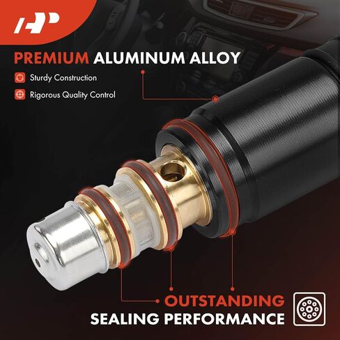 A-Premium AC Compressor Control Solenoid Valve 7SEU16C, 7SEU17C, 6SEU14C, 6SEU12C Compatible with Mercedes-Benz A209/C209 Series CLK500 2003 2004 2005 2006 in Saudi Arabia