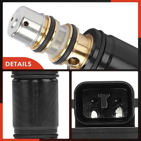 A-Premium AC Compressor Control Solenoid Valve 7SEU16C, 7SEU17C, 6SEU14C, 6SEU12C Compatible with Mercedes-Benz A209/C209 Series CLK500 2003 2004 2005 2006 in Saudi Arabia