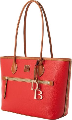 Dooney & Bourke Large Tote Bags for Women, Pebble Grain Leather Tote Bag with Zipper and Long Shoulder Straps in Saudi Arabia