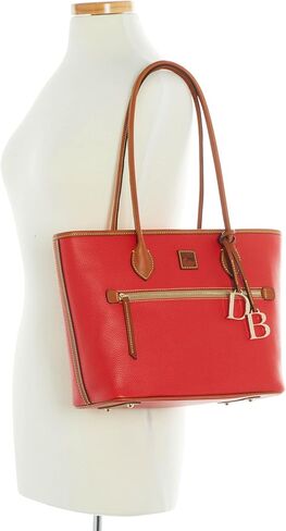 Dooney & Bourke Large Tote Bags for Women, Pebble Grain Leather Tote Bag with Zipper and Long Shoulder Straps in Saudi Arabia