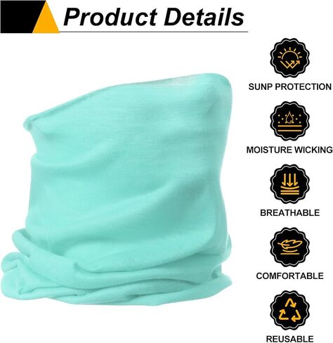 HARFINGTON Summer Cooling Neck Gaiter Sun Protection Face Mask Fishing Neck Gaiters Sunscreen Breathable Bandana in Saudi Arabia