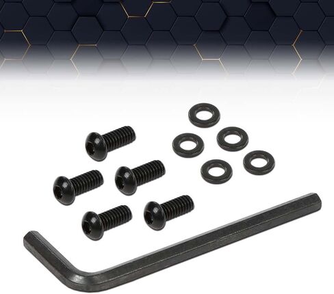 PIT66 Black 10pcs Stainless Allen Screw Bolt kit Compatible with 1999-2019 Harley Derby Cover in Saudi Arabia