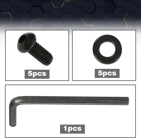 PIT66 Black 10pcs Stainless Allen Screw Bolt kit Compatible with 1999-2019 Harley Derby Cover in Saudi Arabia