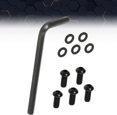 PIT66 Black 10pcs Stainless Allen Screw Bolt kit Compatible with 1999-2019 Harley Derby Cover in Saudi Arabia