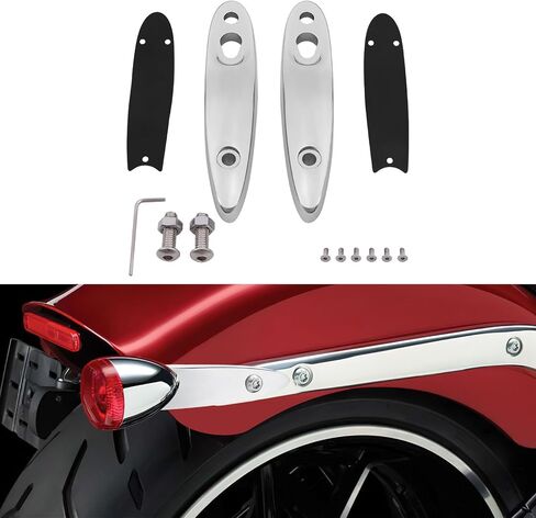 TCMT Rear Turn Signal License Plate Kit Fit For Harley 2000-2025 Softail Slim Breakout Heritage Softail Fat Boy FLFB FXBB FXBR FXLR in Saudi Arabia