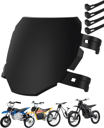 Dirt Bike Front Number Plate, DH Fork Name License for MX350/500/650, Sur Ron X and More Electric Dirt Bikes, Minibikes, DH Bikes, Black in Saudi Arabia