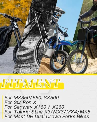 Dirt Bike Front Number Plate, DH Fork Name License for MX350/500/650, Sur Ron X and More Electric Dirt Bikes, Minibikes, DH Bikes, Black in Saudi Arabia