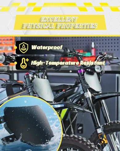 Dirt Bike Front Number Plate, DH Fork Name License for MX350/500/650, Sur Ron X and More Electric Dirt Bikes, Minibikes, DH Bikes, Black in Saudi Arabia