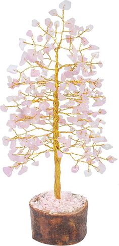 Green Aventurine Gemstone Tree of Life - Crystal Tree for Positive Energy, Feng Shui Decor - Handmade Chakra Tree, Good Luck - Money Bonsai, Healing Stones, Meditation Accessories, Spiritual Gift in Kuwait