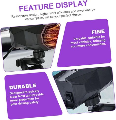 PRETYZOOM RAPID CAR CAR HEADSHIELD DEFOGGER AUTO DIFOGGGING DEFOGGENG DEFOGGENT in Saudi Arabia