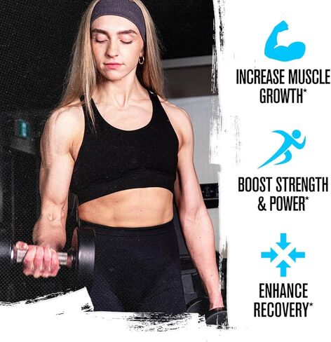 مصنع Jacked المصنع أحادي الهيدرات Gummies 5G جرعة يومي (1G لكل جيم)-الكرياتين الصمغية للرجال والنساء ، و الصالح للنباتات ، وصديق للسفر ، وجهة خارجية تم اختبارها-150 غومينز ، بلو راسبيري in Kuwait