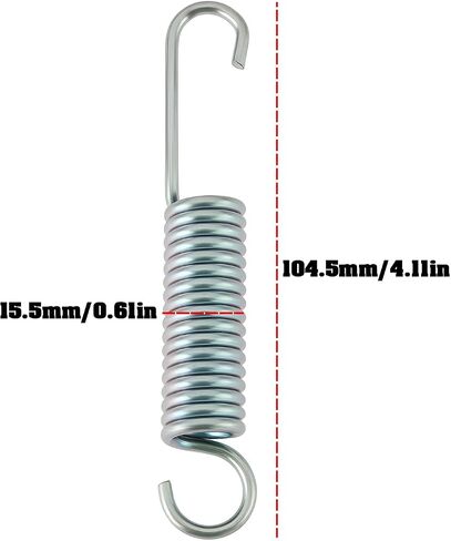 Sing F Ltd 2PCS دراجة نارية جانبية SPRINGS 95014-72102 متوافق مع Honda C50 C70 C90 in Kuwait