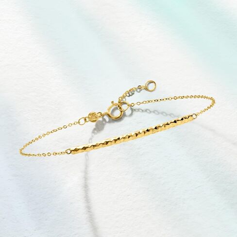 Ross-Simons Italian 14kt Yellow Gold Curved Bar Bracelet in Saudi Arabia
