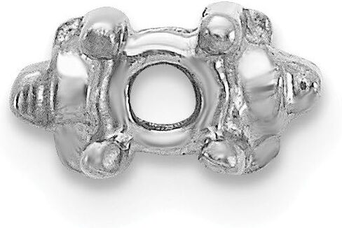 Solid 14K White Gold Head, Up To 2.75mm Dia., X852 Add-A-Diamond Bracelet in Saudi Arabia