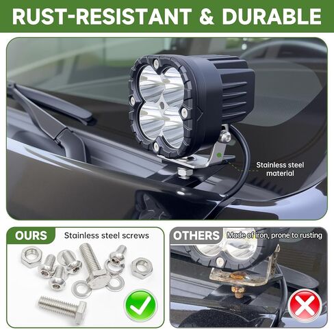 3.5 بوصة أضواء الطرق الوعرة للفترة 2010-2024 Toyota 4runner 2PCS LED LED LIGH in Kuwait