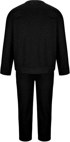 Track Suits Mens Sweat Suits 2 Piece Set Mens Crewneck Tracksuit Pullover Jogging Athletic Casual Sweatsuit Waffle M-5XL in Saudi Arabia