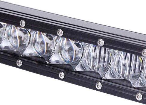 LED LID LIGHT BAR 25 INCH 120W صف واحد على الطريق على الطريق SPOT SPOT COMBO IP 67 WATROPROOT FOG أضواء القيادة LED إضاءة القوارب تبديل الأسلاك مجموعات الأسلاك in Kuwait