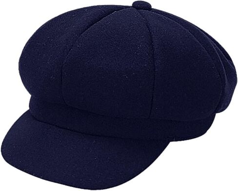 نساء القبعة Newsboy قبعة Bert Beret 8 لوحات Cabbie Sailor Hats خمر قبعات Newsboy Fiddler للنساء الفتيات in Kuwait