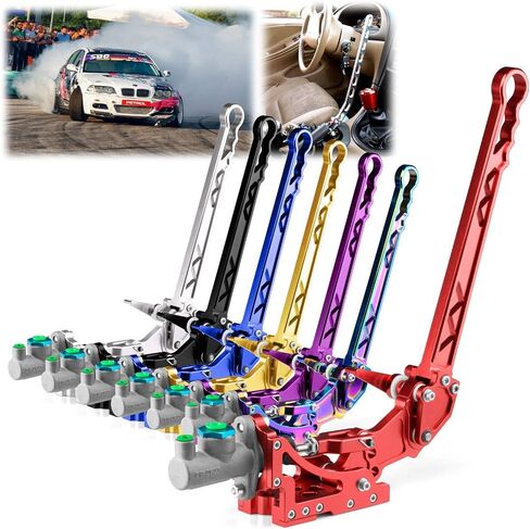 Ezauto Wrap Red Hydraulic Racing Hand E Brake Drift Rally Drifting Handbrake Aluminium Lever HB05 in Saudi Arabia