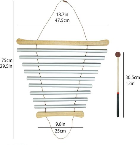 أداة شفاء الصوت ، 9 لهجة مفيدة للتأمل الصوت ، اليوغا ، الاسترخاء الصوت ، رنين الأرجوحة مع مطرقة مجانية in Kuwait