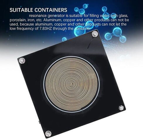 Hilitand Resonance Generator 7.83HZ Ultra Low Frequency Pulse Resonator with Indicator Improve Sleep and Health, Stable and Effective, Suitable Containers for Water Filling in Saudi Arabia
