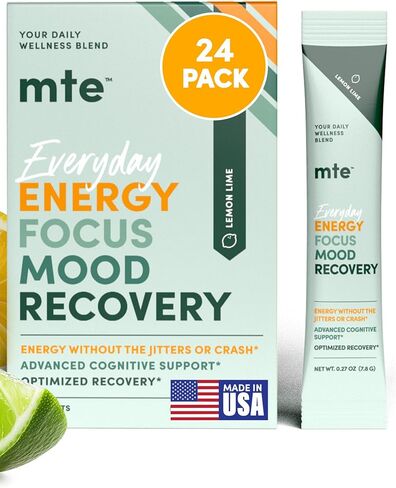 MTE Antioxidant Supplement Drink Powder | Energy and Focus Supplements | Paraxanthine for Boosted Productivity | No Sucralose & No Caffeine | Energy Supplements | Nootropic Supplement in Saudi Arabia
