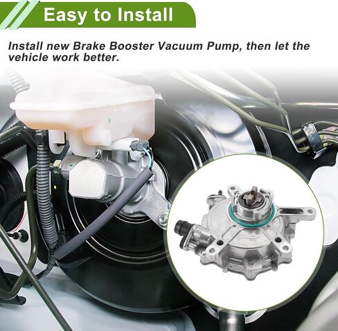 Brake Vacuum Pump No.2762300365 Engine Vacuum Pump for Mercedes-Benz CL550 C216 2011-2014 V8 4.6L Aluminum Alloy Silver Tone 1 Pc in Saudi Arabia