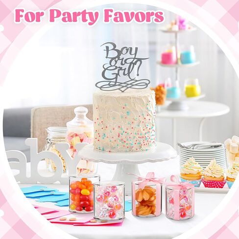 Taiyin 50 Pcs Plastic Acrylic Circle Box with Lid Clear Acrylic Box Small 3'' Round Cube Organizer Transparent Storage Boxes Containers for Candy Beads Jewelry Gift Wedding Graduation Favor in Kuwait