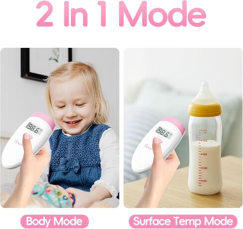 Digital Non-Contact Infrared Forehead Thermometer for Adults and Kids, 3 in 1 Medical Thermometer for Baby with Backlight LCD Screen in Kuwait