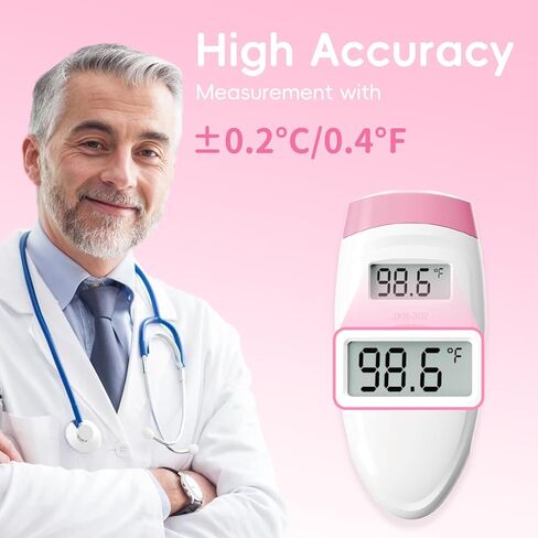 Digital Non-Contact Infrared Forehead Thermometer for Adults and Kids, 3 in 1 Medical Thermometer for Baby with Backlight LCD Screen in Kuwait