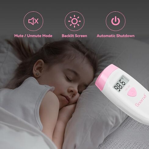 Digital Non-Contact Infrared Forehead Thermometer for Adults and Kids, 3 in 1 Medical Thermometer for Baby with Backlight LCD Screen in Kuwait