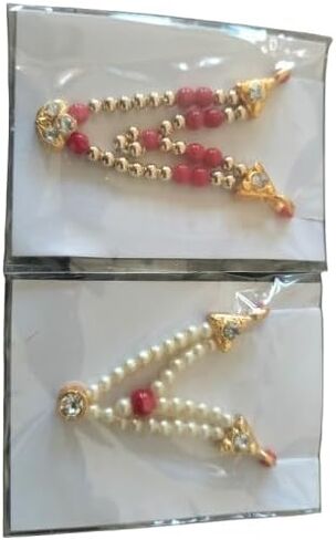 MATA Dresses Maa Durga/Lakshmi/Saraswati/Parvati Idol Dress/Chunri/Patka & Lehanga Dress (Mala Set) for Goddess Durga (Devi Dress) (Navratri Special) Multicolor.(9 Dresses 2 mala) in Saudi Arabia