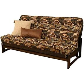 Kodiak Furniture Full-Size Futon Cover in Peter's Cabin Multi-Color Fabric in Saudi Arabia