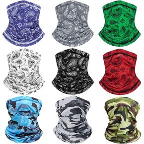 تبريد العنق Gaiter للرجال النساء UV الوجه قناع الغلاف حماية أشعة الشمس بالاكلافا باندانا in Kuwait