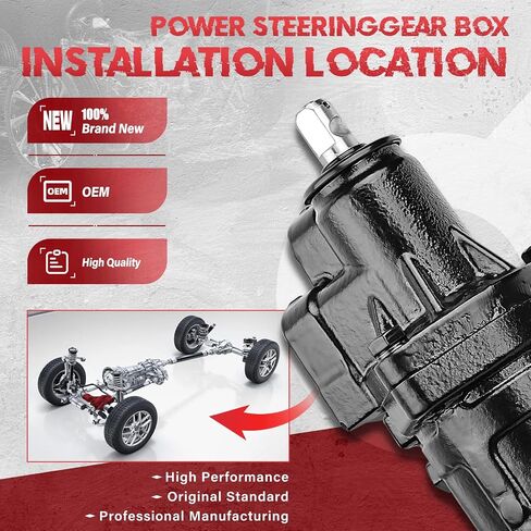 27-8417 Power Steering Gearbox Gear Box Compatible with Jeep Wrangler 2007-2017, Wrangler JK 2018, Sport Utility 4-Door Only, Replace OE 52126348AD in Saudi Arabia