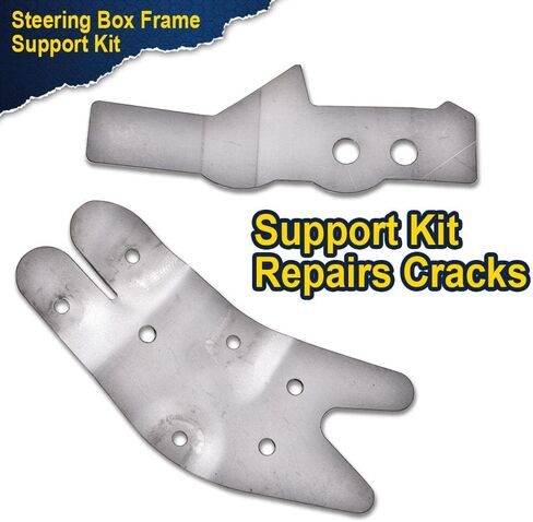 CHEDA Steering Box Frame Support Kit, Compatible with 73-87 Chevy GMC | C/K Pickup,Grey in Saudi Arabia