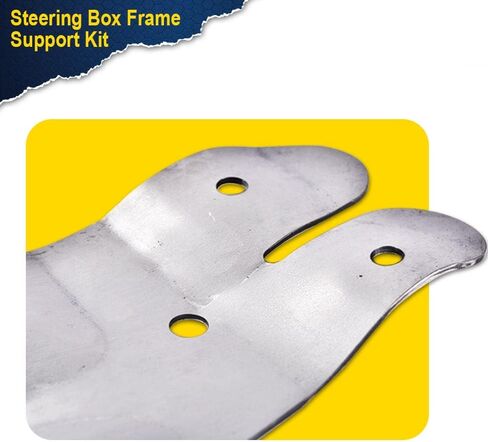 CHEDA Steering Box Frame Support Kit, Compatible with 73-87 Chevy GMC | C/K Pickup,Grey in Saudi Arabia