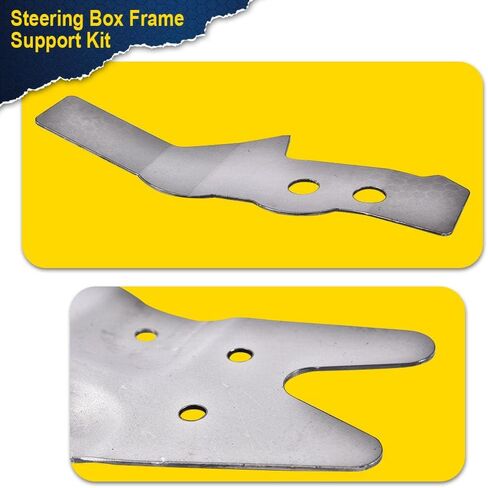 CHEDA Steering Box Frame Support Kit, Compatible with 73-87 Chevy GMC | C/K Pickup,Grey in Saudi Arabia