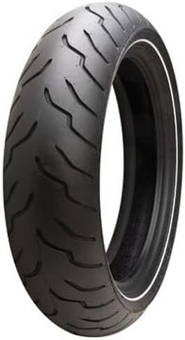 MT90B-16 (74H) Dunlop American Elite Rear Motorcycle Tire Narrow White Wall for Harley-Davidson Tour Glide Ultra Classic FLT/C/U 1984-1996 in Kuwait