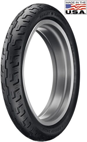100/90-19 (57H) Dunlop D401 Front Motorcycle Tire Black Wall for Harley-Davidson Sportster XL883R 2002-2003 in Kuwait